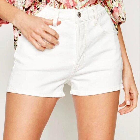 Levi's® Premium 501® High-Waisted White Shorts size 30 - Picture 1 of 10